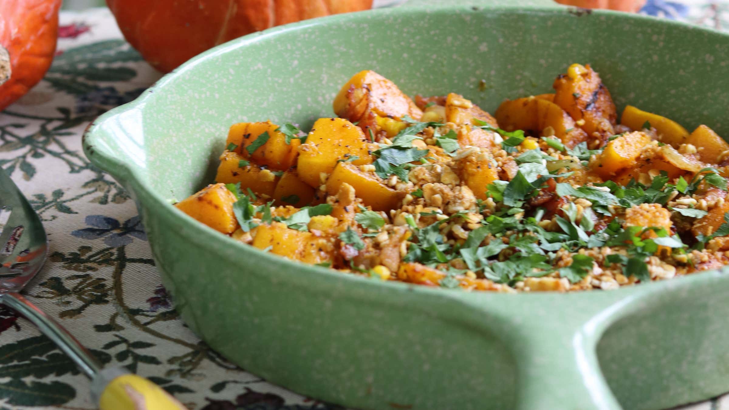Panfried Pumpkin with Marmalade Vinaigrette