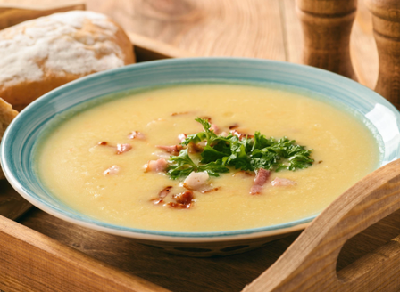 Garden To Plate - Wintery Leak, Potato and Bacon Soup