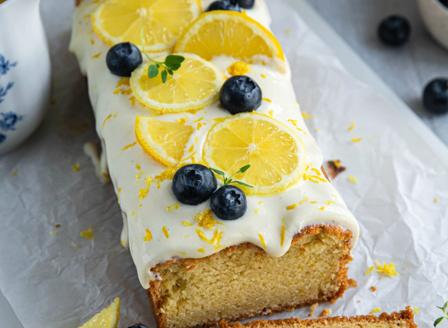 Lemon, Lavender and Blueberry Cake