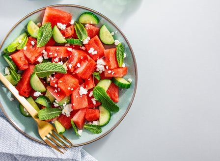 Watermelon, Feta and Mint Salad