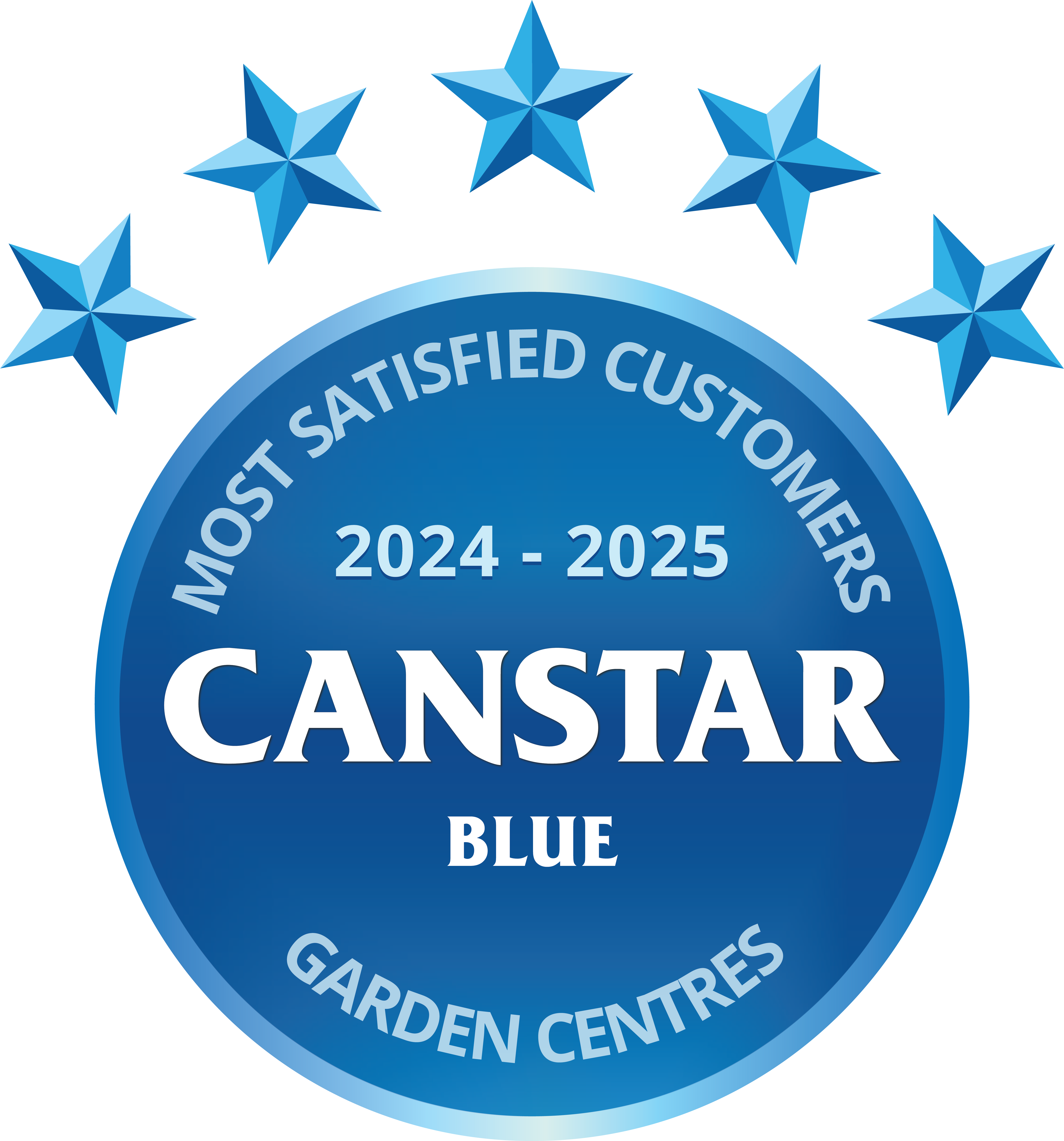 Canstar Blue 2024-2025 Most Satisfied Customers Garden Centres