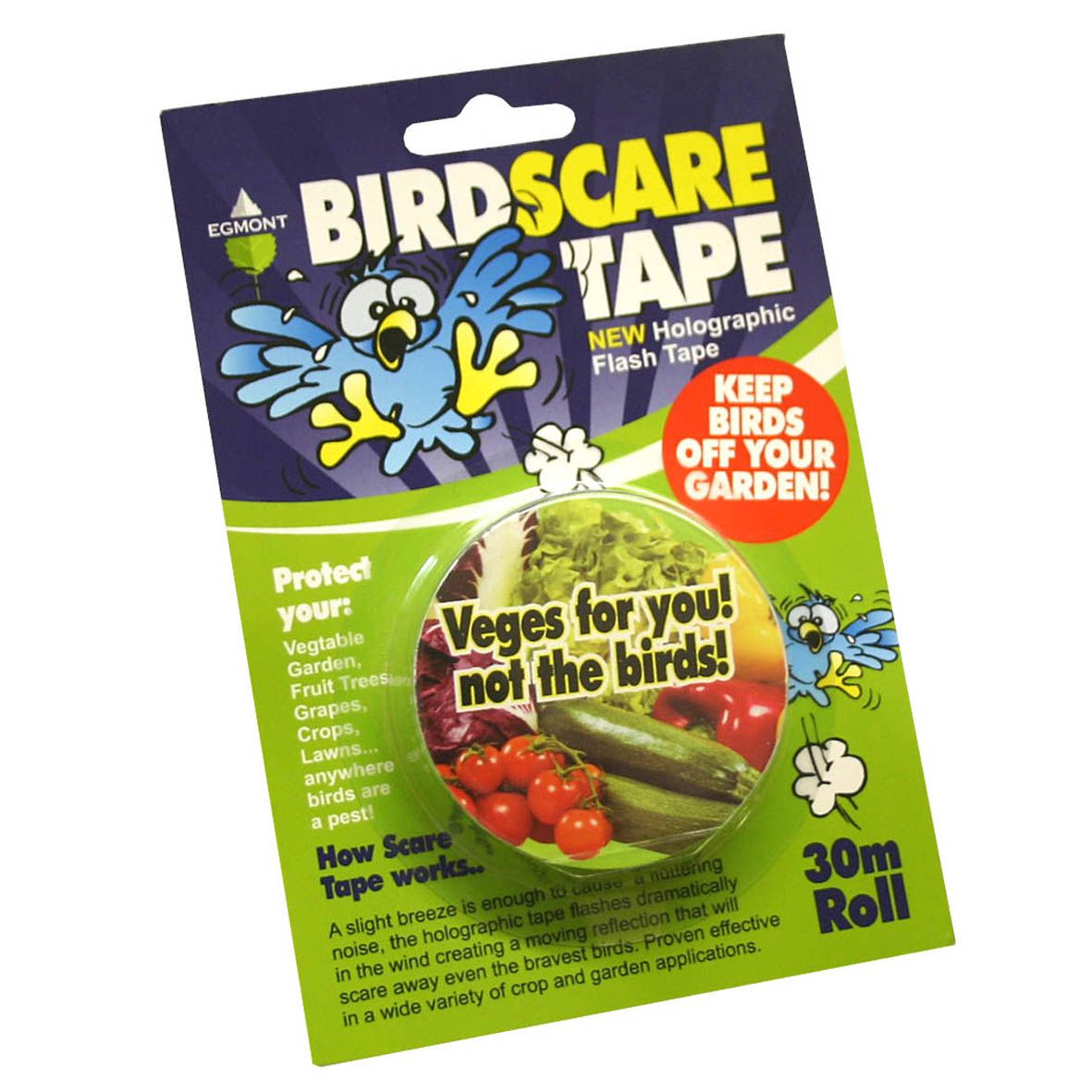Bird Scare Tape - 30m, Garden Accessories, Kings Plant Barn