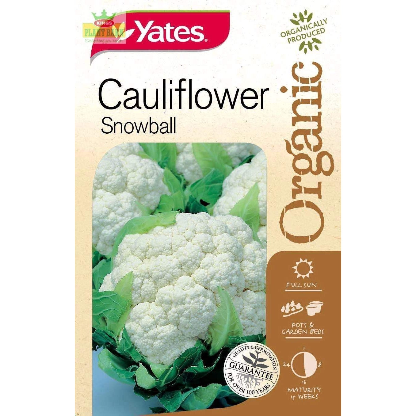 Yates Cauliflower Snowball Organic