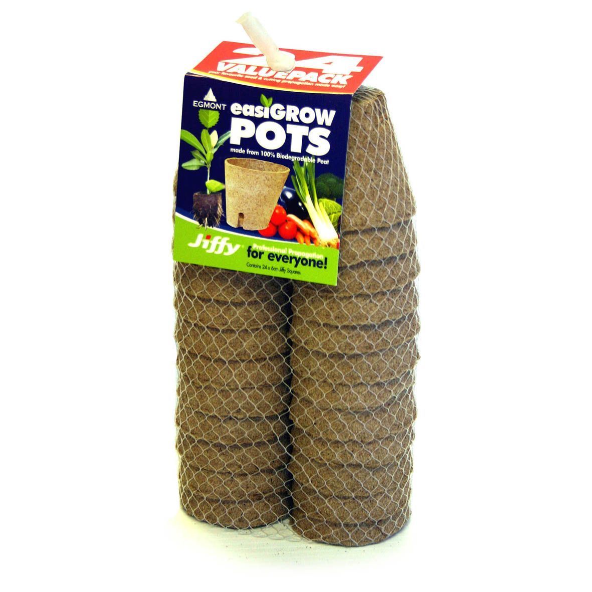 Easi Grow 6cm Round Pots - 24 Pack