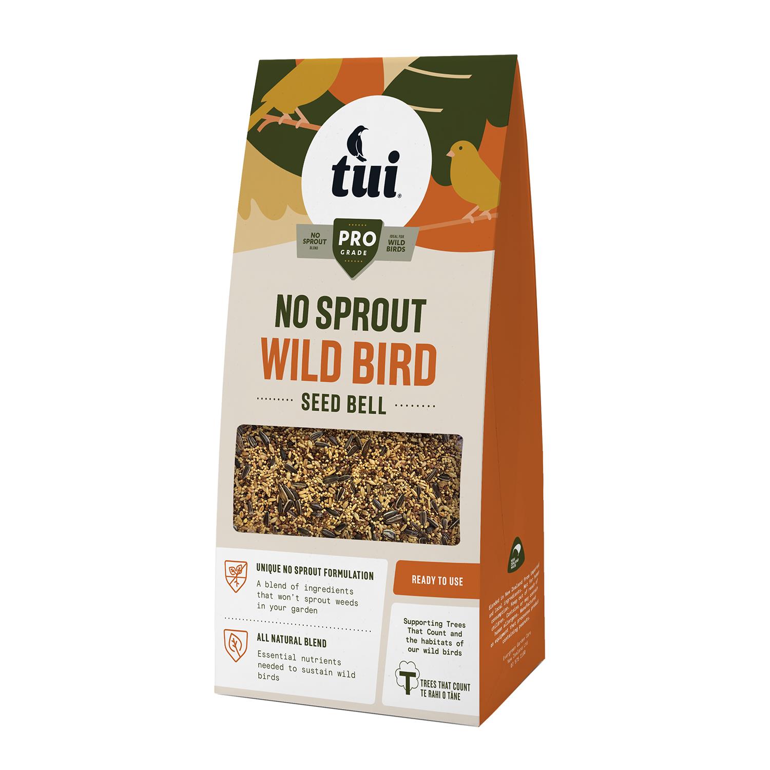 No Sprout Wild Bird Seed Bell