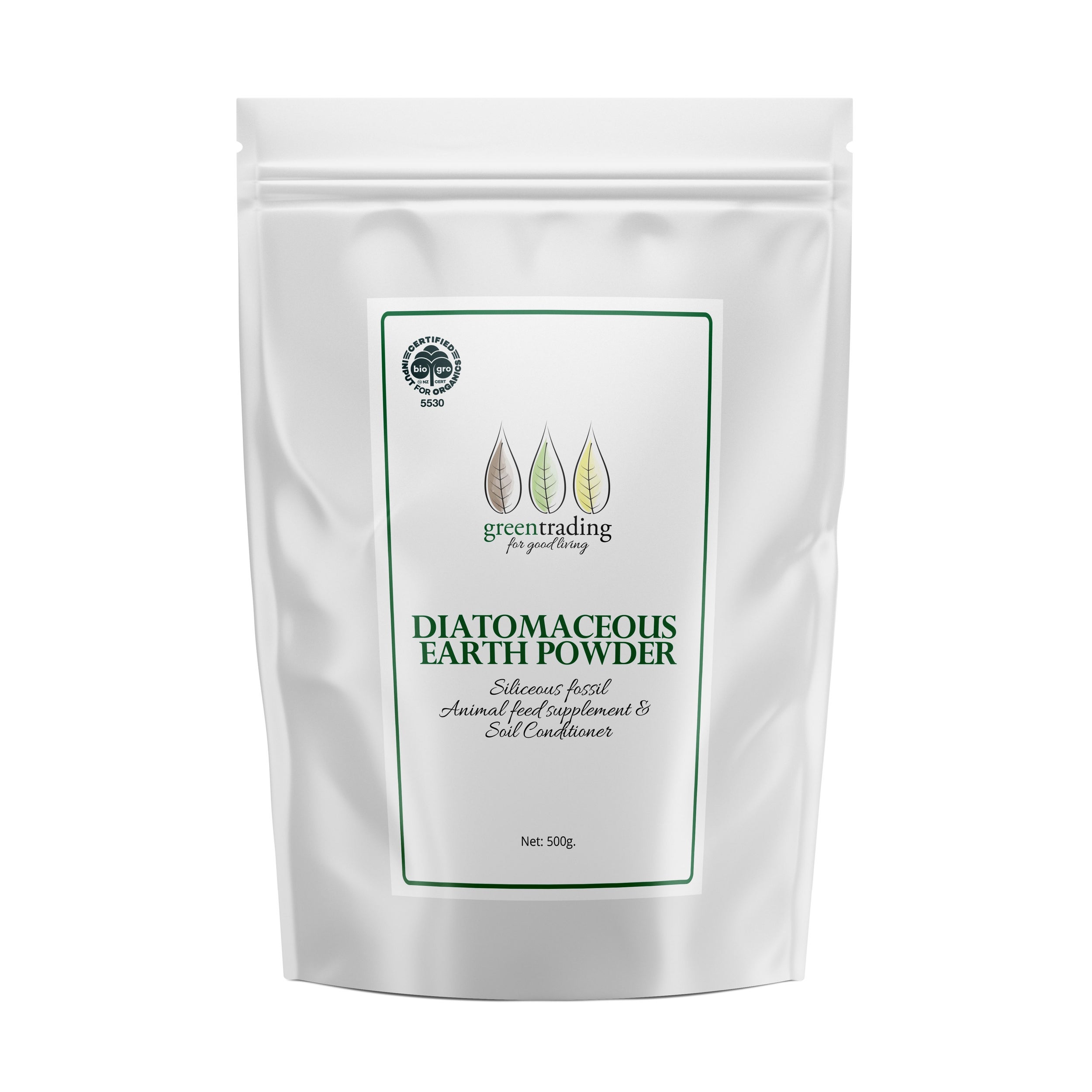Organic Diatomaceous Earth Powder - 500g