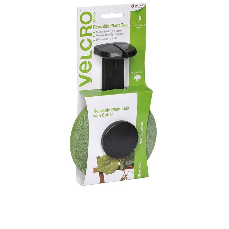 Velcro Plant Ties w/ Dispenser, 45' x 1/2