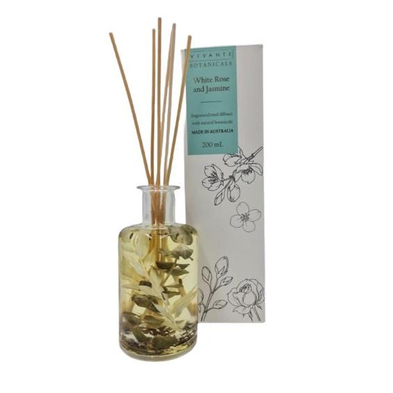 Reed Diffuser 200ml - White Rose & Jasmine