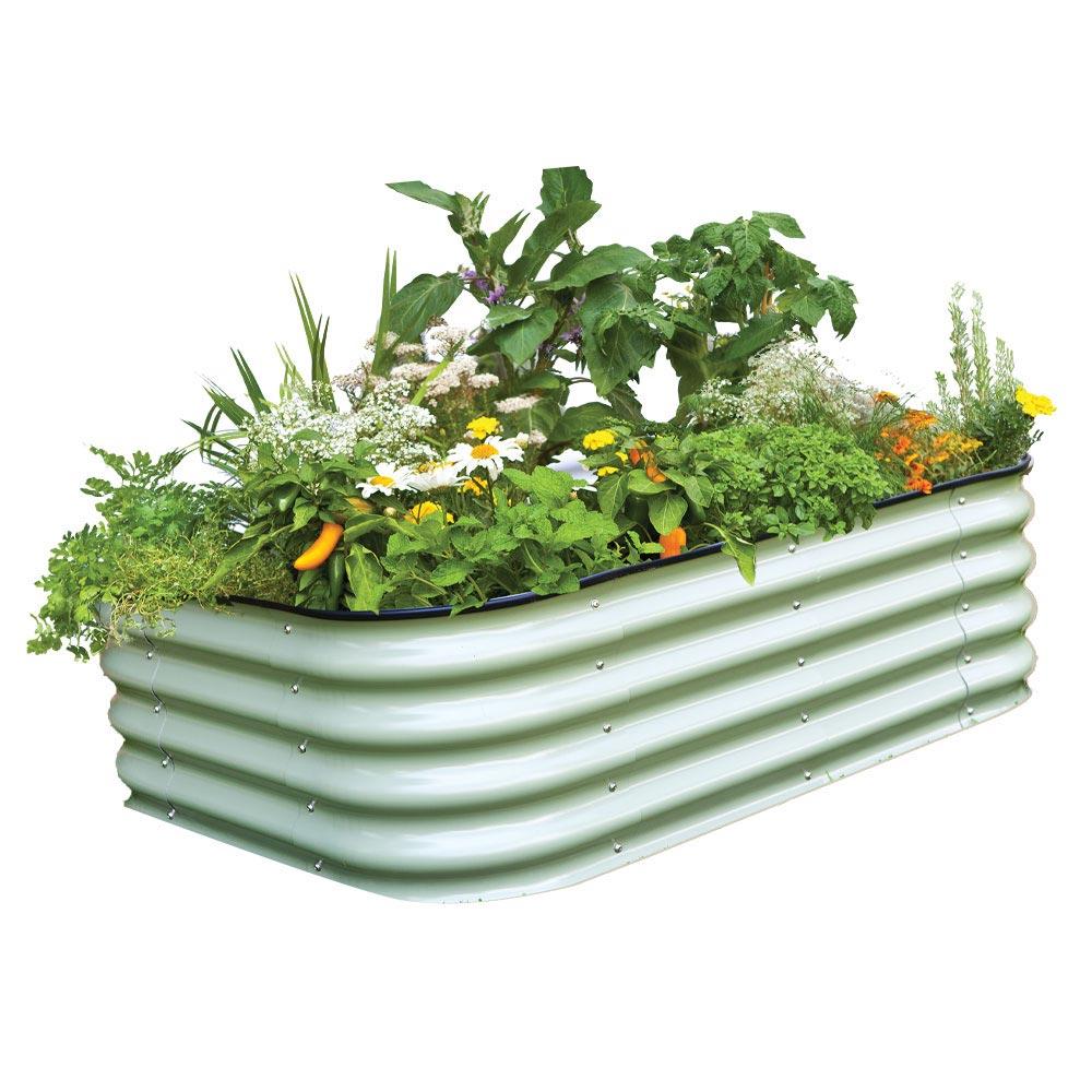 Birdies Small Short Mist Green Garden Bed