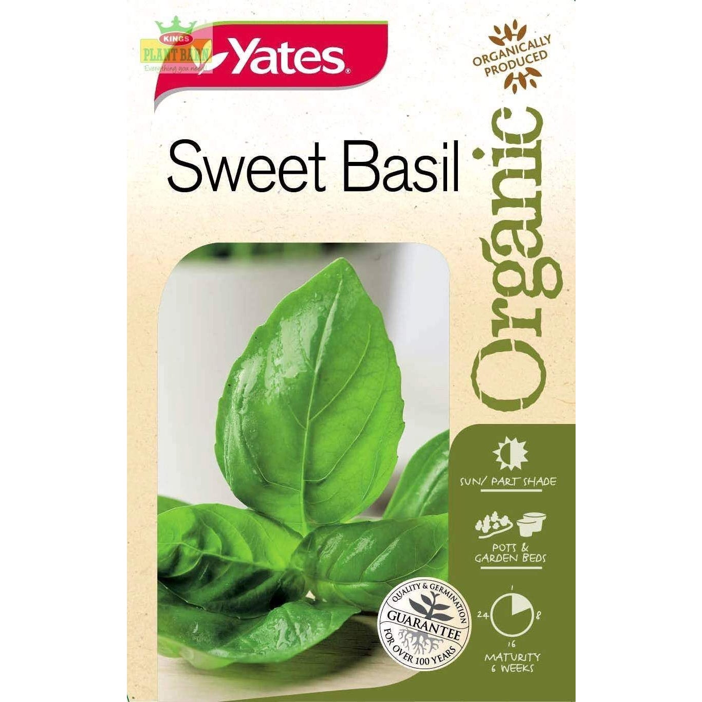 Yates Sweet Basil Organic