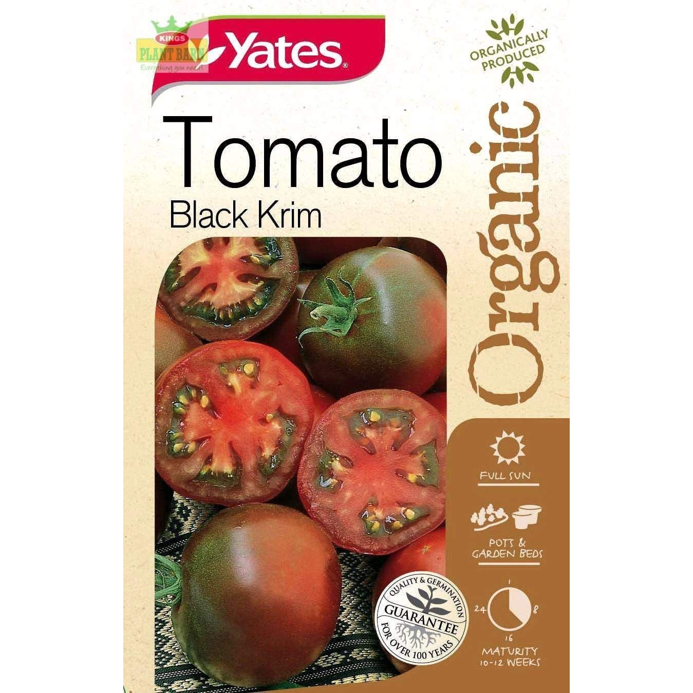 Yates Tomato Black Krim Organic