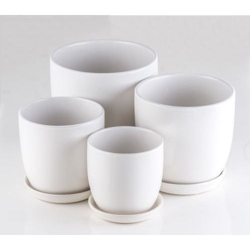 Tulip Pot With Saucer