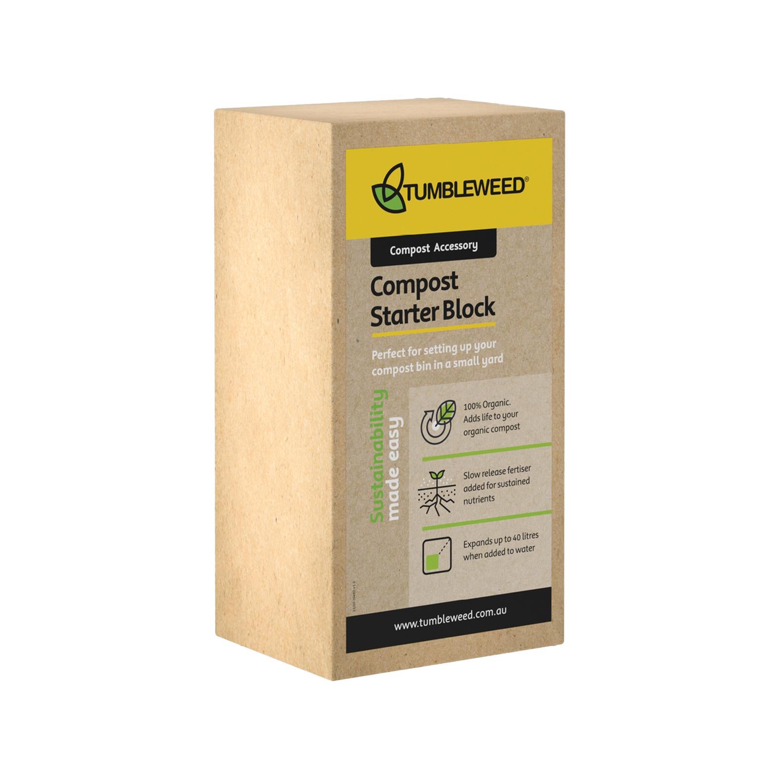 Tumbleweed Compost Starter Block