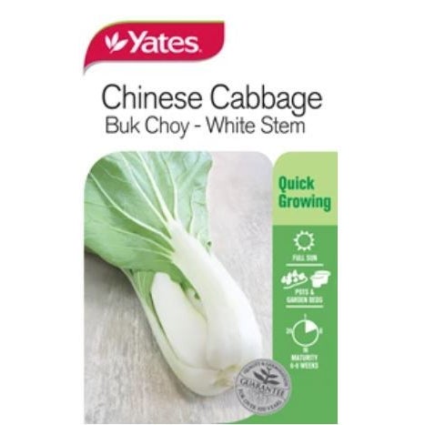 Yates Chinese Cabbage Buk Choy White Stem