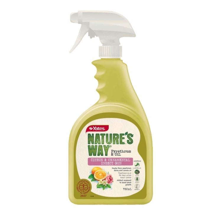 Yates Nature's Way Organic Citrus, Vegie & Ornamental Spray Rtu - 750ml