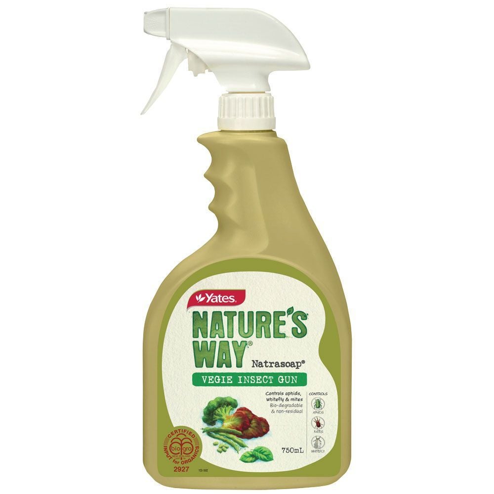 Yates Nature's Way Vegie Insect Spray Rtu Gun - 750ml