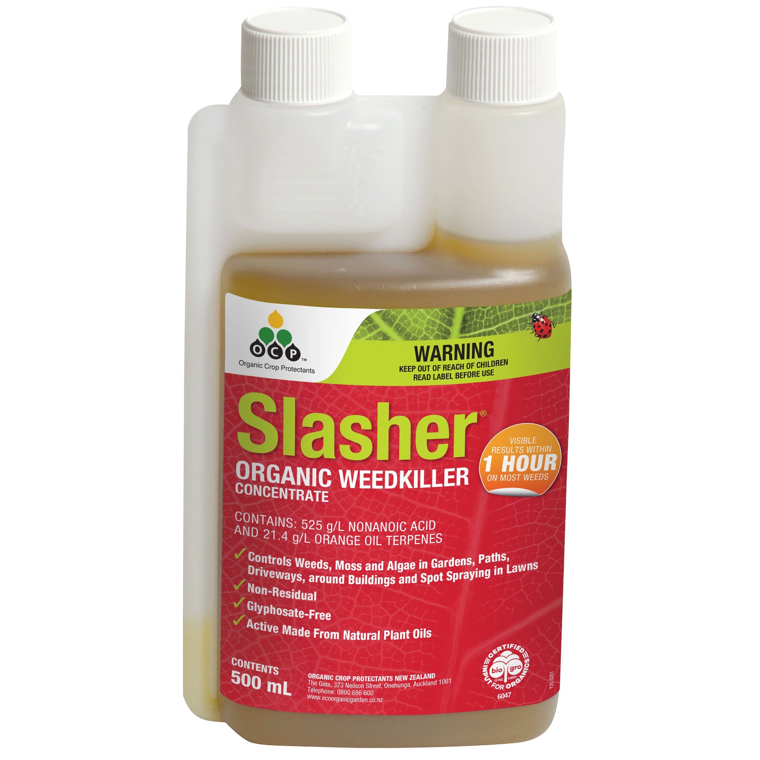 Yates Slasher Organic Weedkiller Concentrate 500ml Weed Control Kings