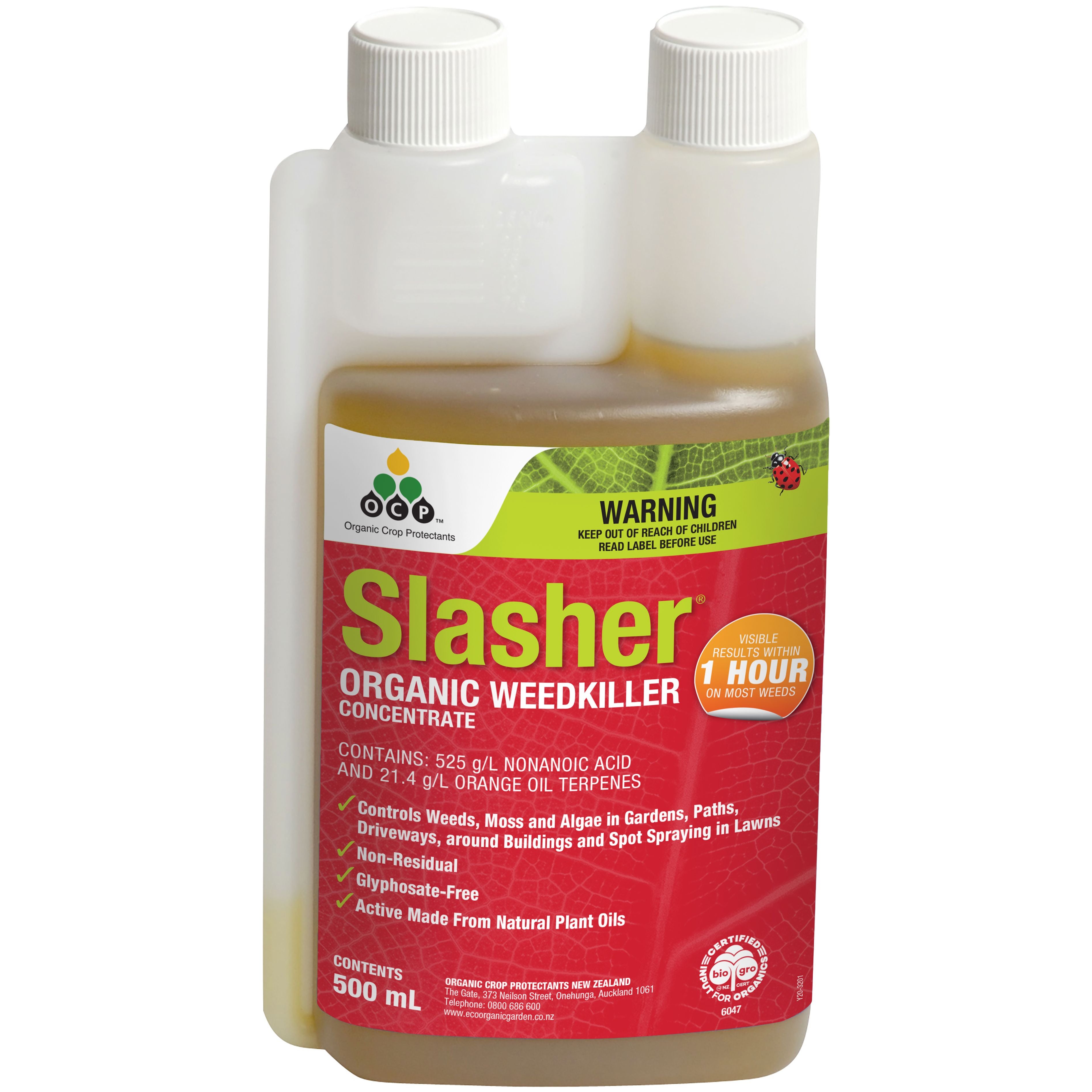 Yates Slasher Organic Weedkiller Concentrate 500ml Weed Control Kings