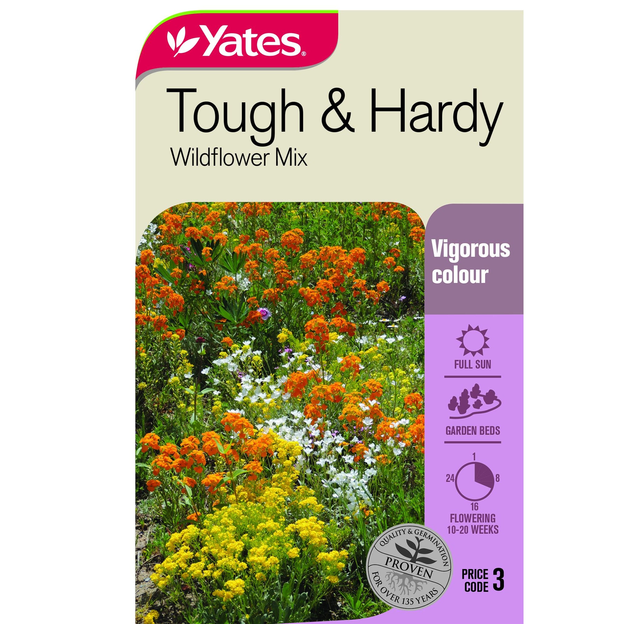 Yates Wildflower Mix Tough & Hardy
